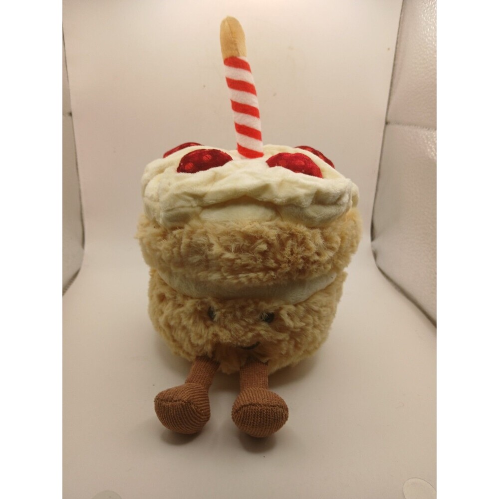 Jellycat Amuseables Birthday Cake No Tags Boy Girl Strawberry Candle